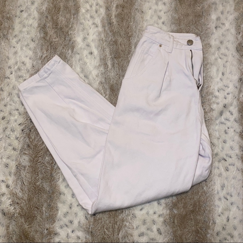 SHEIN MOM JEANS in WHITE